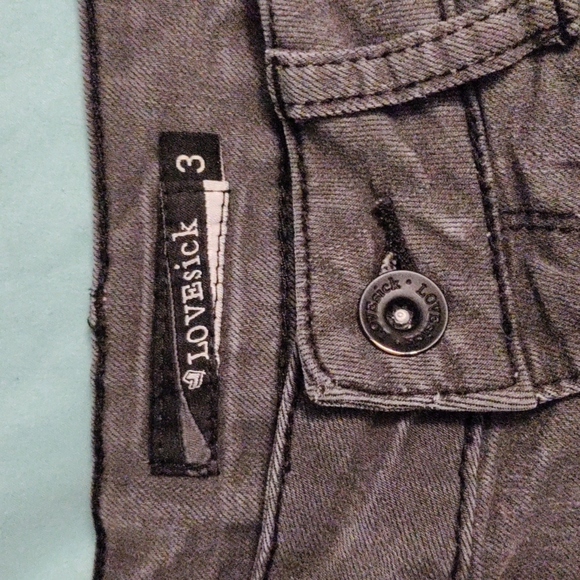 ☠️ SKULL🧿SHORTS🆒SZ.3✌️❤️‍🔥HOT TOPIC🫶LOVESICK🫶🏼👐☮️♾️ - Picture 6 of 6